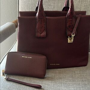 Michael Kors Brown Tote Bag